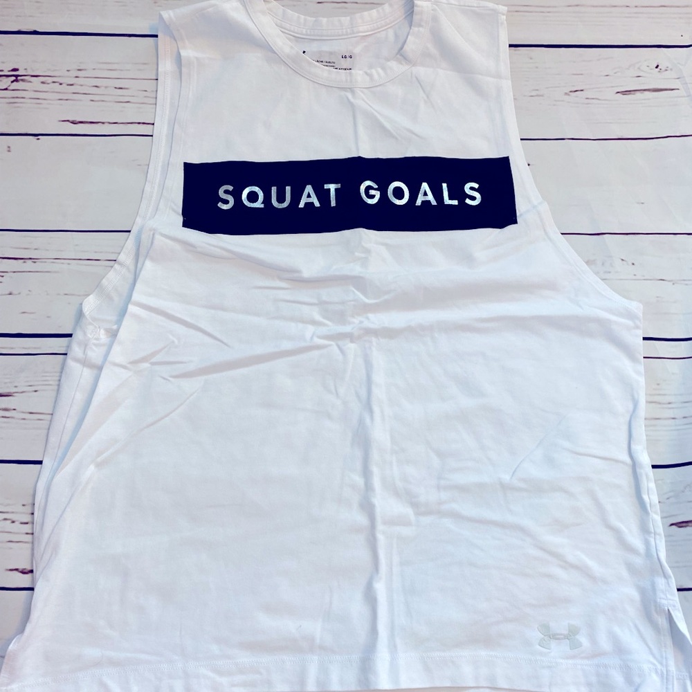 Under Armour muscle tank Squat Goals